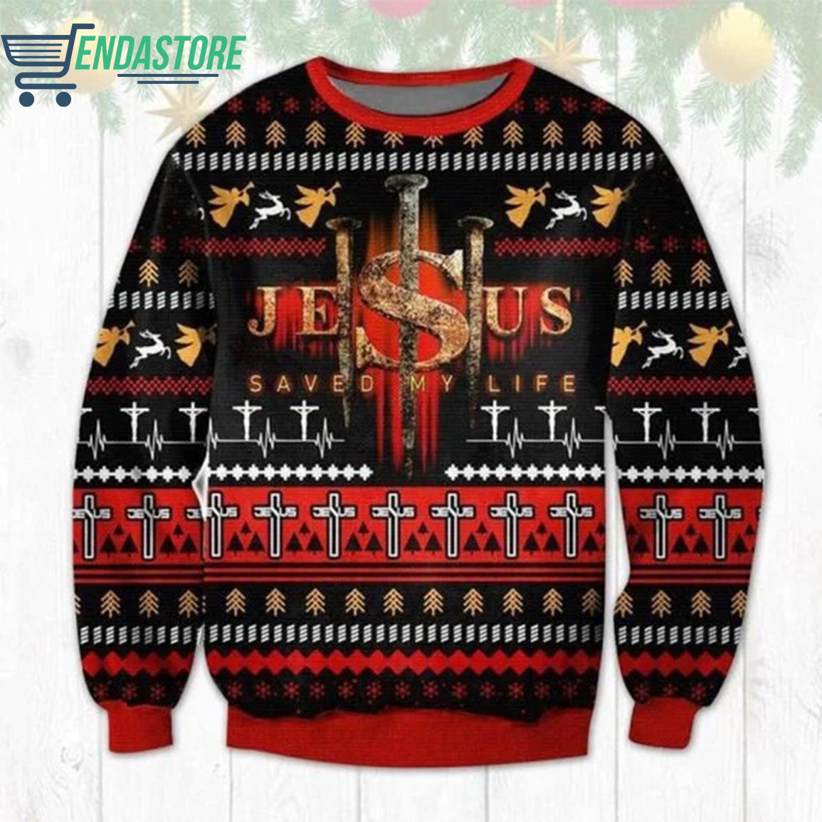 Donkey 3D Christmas Sweater - Holiday Gift product image 5