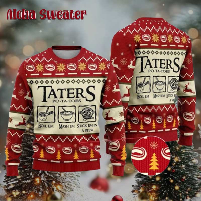 Lotr The Lord Of The Rings Fellowship Ugly Christmas Sweater - Holiday Gift product image 5