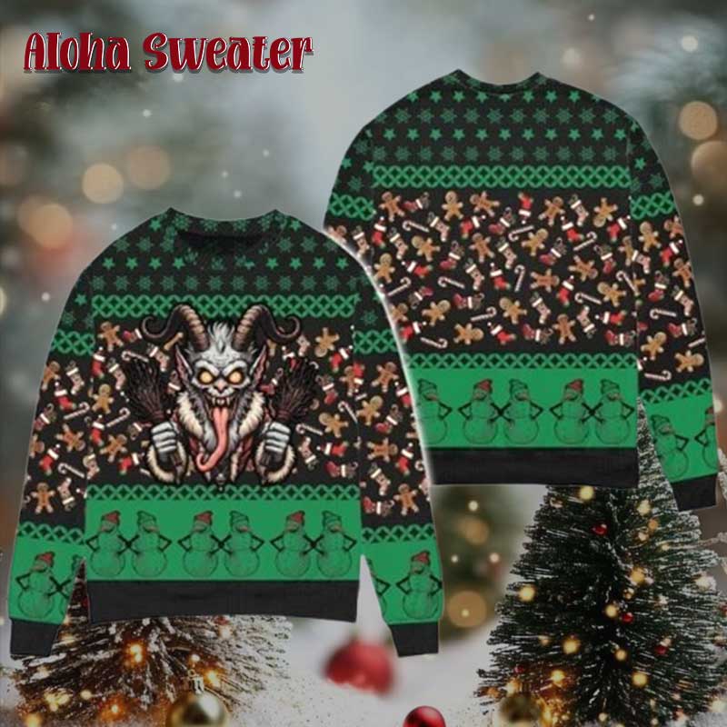 Ripple Junction Krampus Knit Ugly Christmas Sweater - Holiday Gift product image 5