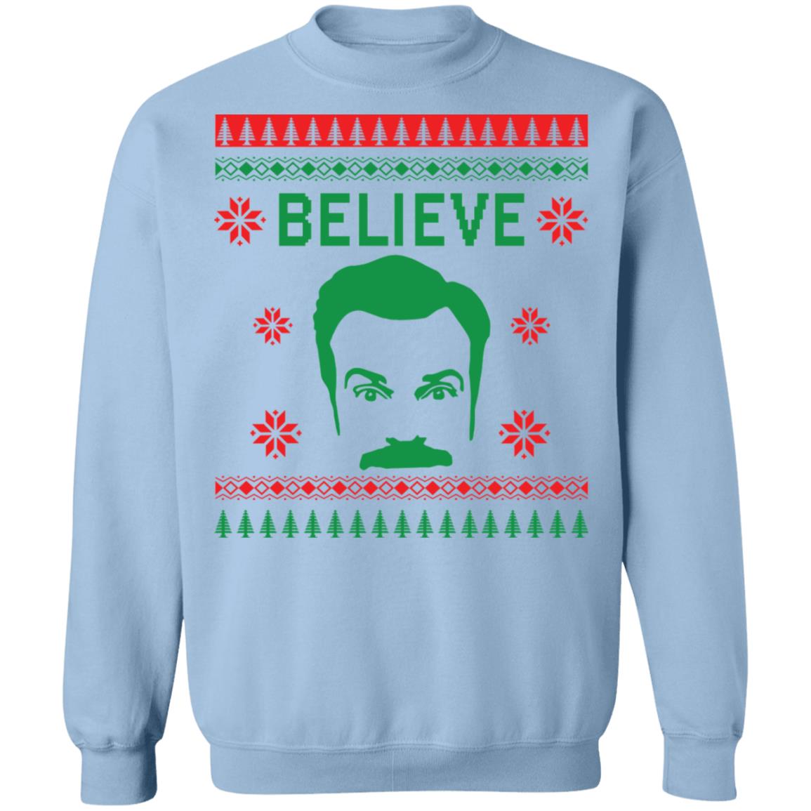 Ted Lasso believe Christmas Sweater - Holiday Gift product image 4