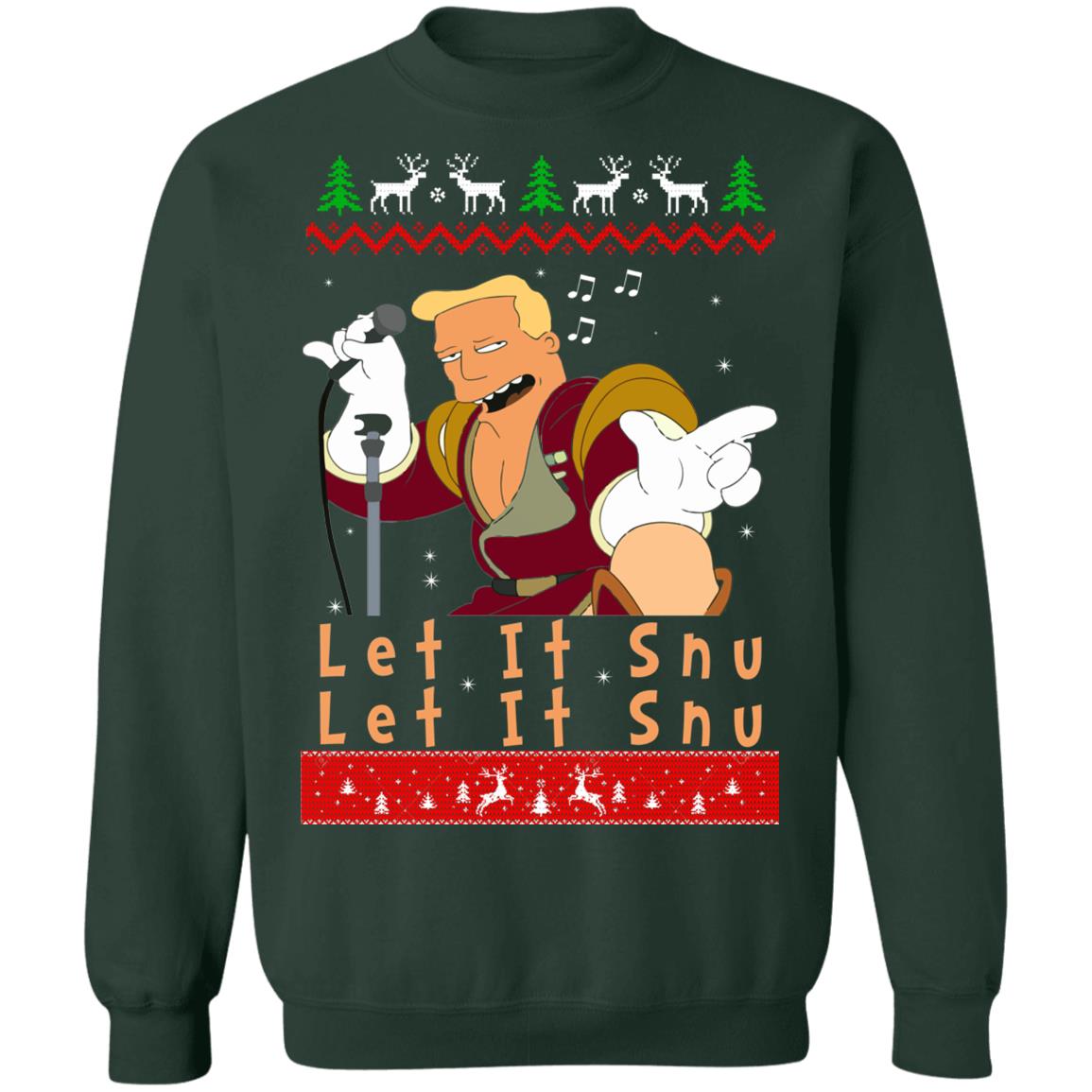 Zapp Brannigan let it snu Christmas Sweater - Holiday Gift product image 4