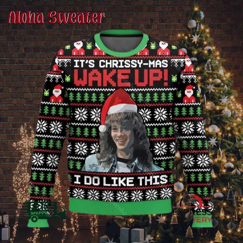 Rocking Around The Upside Down Stranger Things Ugly Christmas Sweater - Holiday Gift product image 5
