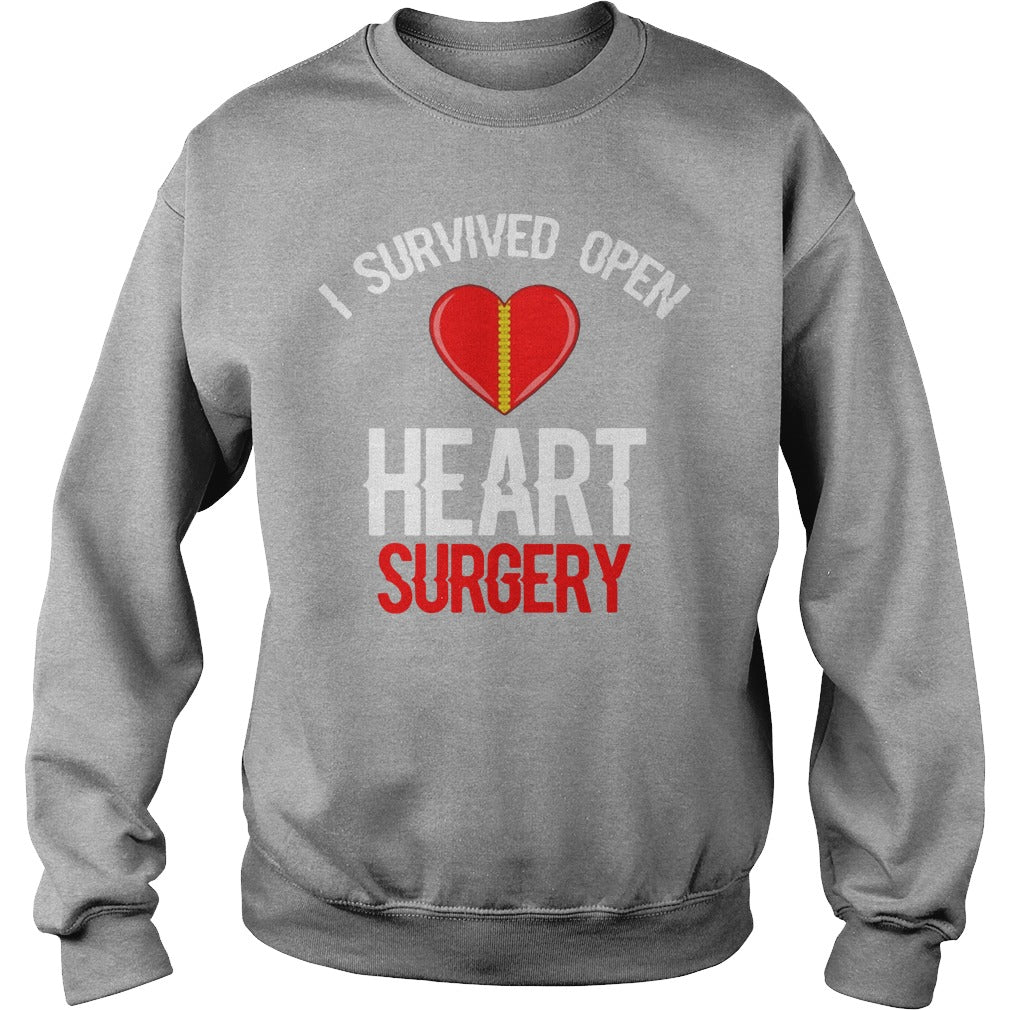 I Survived Open Heart Surgery Graphic Sweater - Gift Idea product image