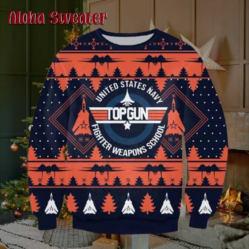 The Need For Speed Top Gun Ugly Christmas Sweater - Holiday Gift product image 5
