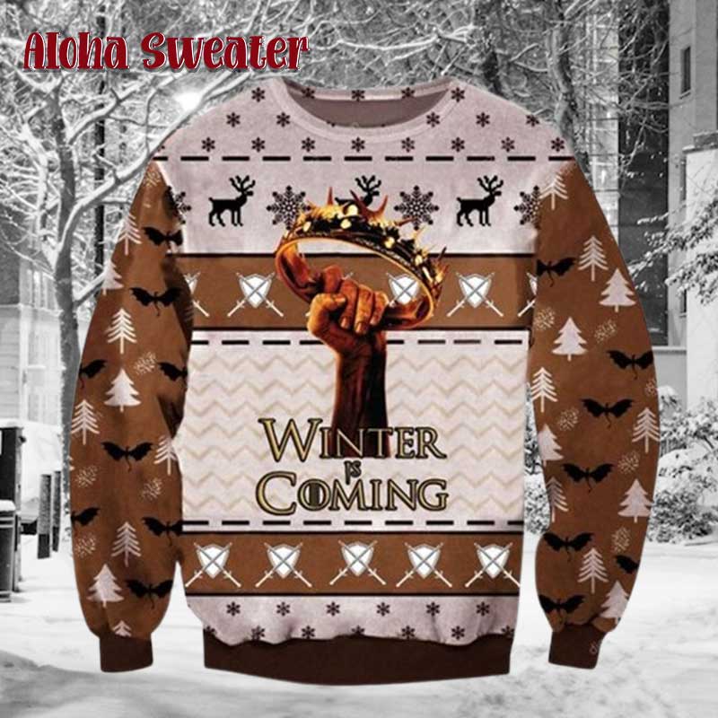 Dracarystmas Game Of Thrones Ugly Christmas Sweater - Holiday Gift product image 5