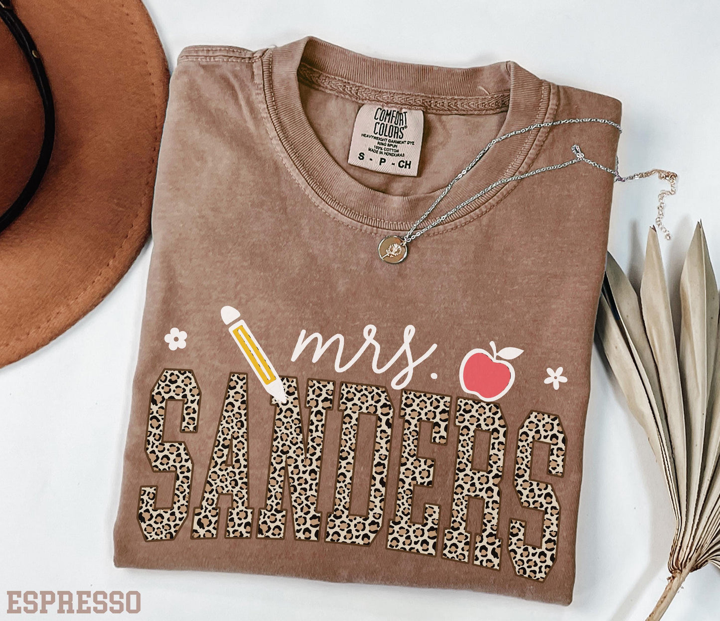 Comfort Colors Custom Teacher Personalized Name - Adult & Kids T-Shirts, Sweatshirts & Hoodies apparel design preview 1