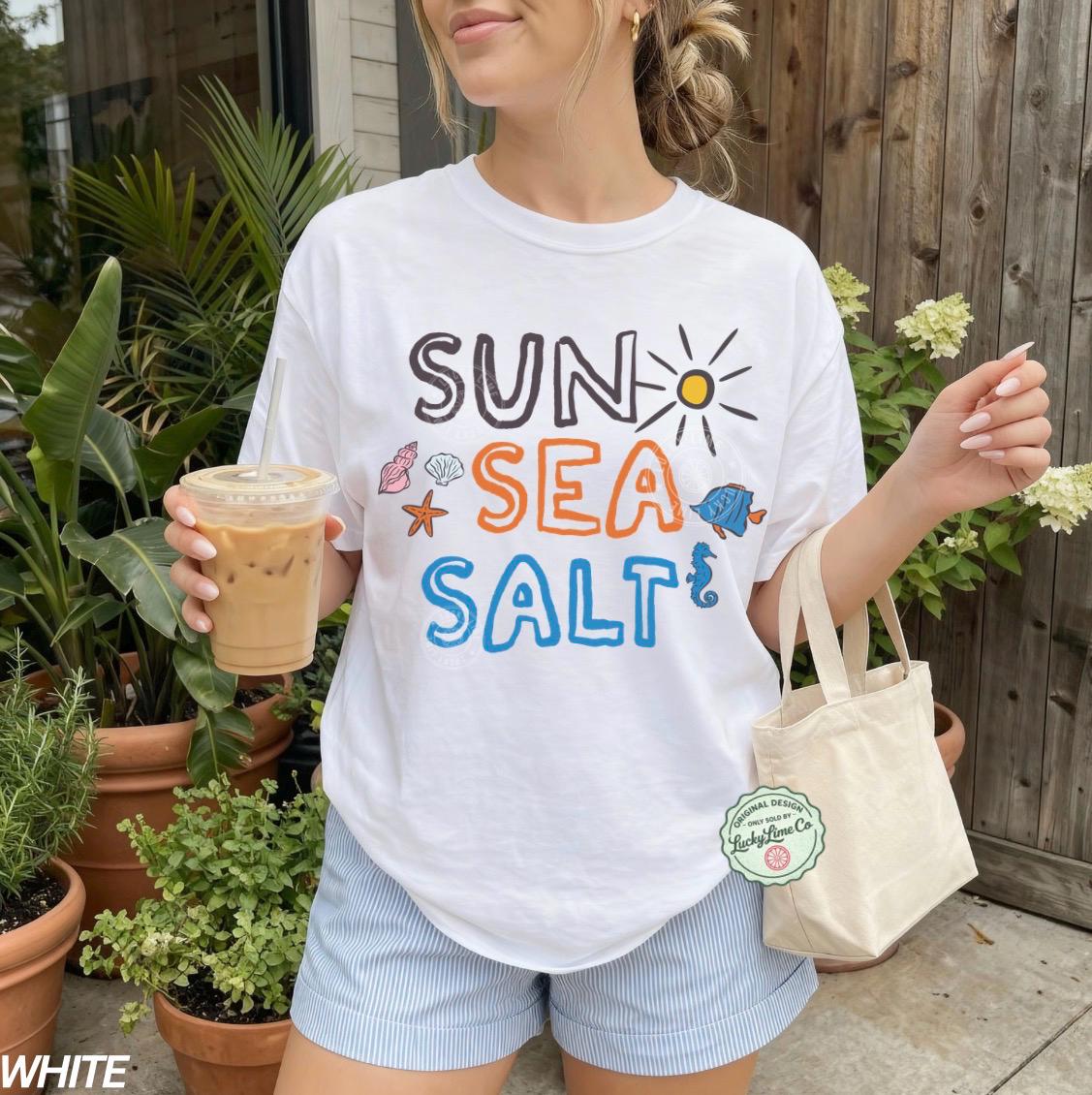 Summer Beach Retro Seashell Vacation Beachy Outfits - Adult & Kids T-Shirts, Sweatshirts & Hoodies apparel design preview 1