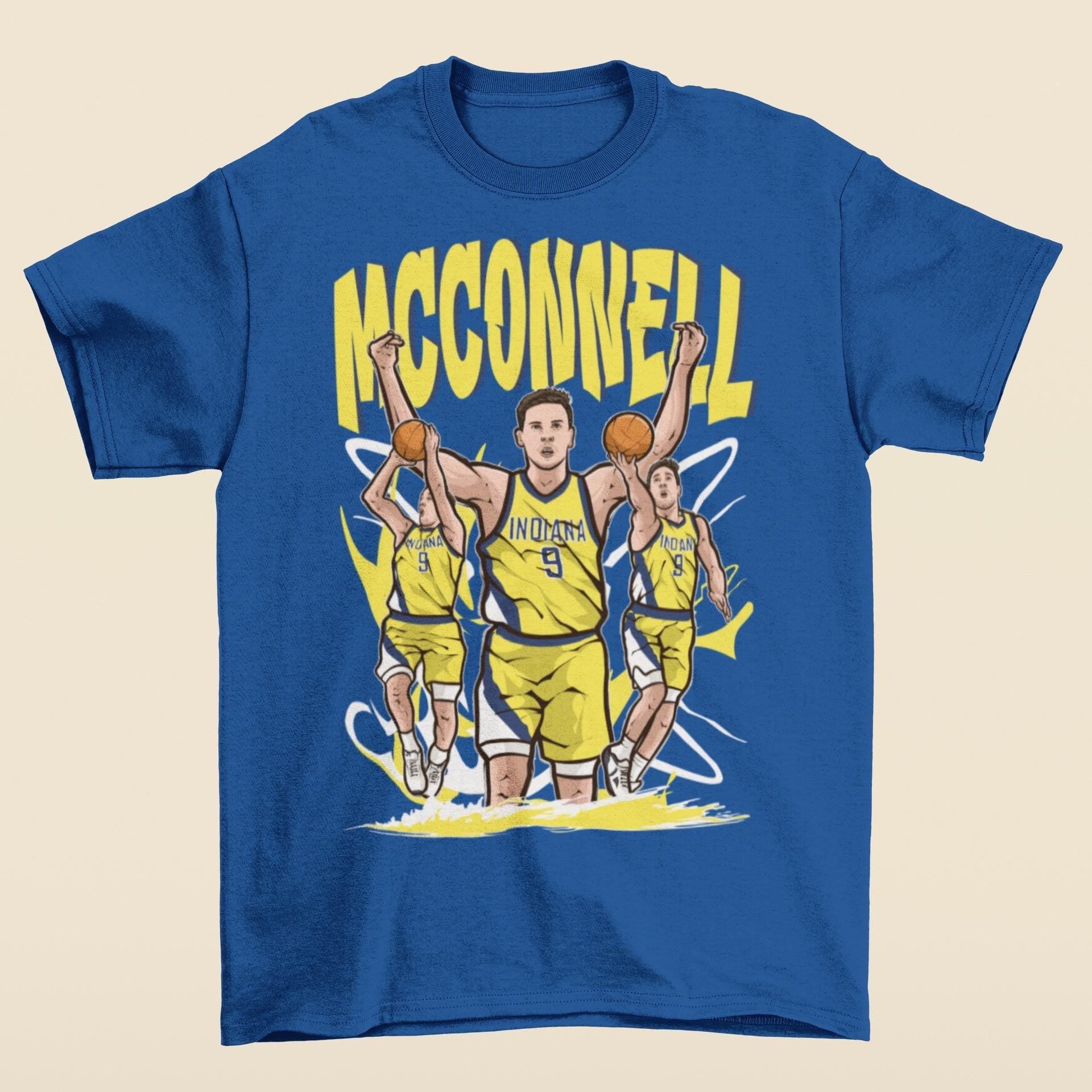 Tj Mcconnell Cartoon Indiana Basketball - Adult & Kids T-Shirts, Sweatshirts & Hoodies apparel design preview 1