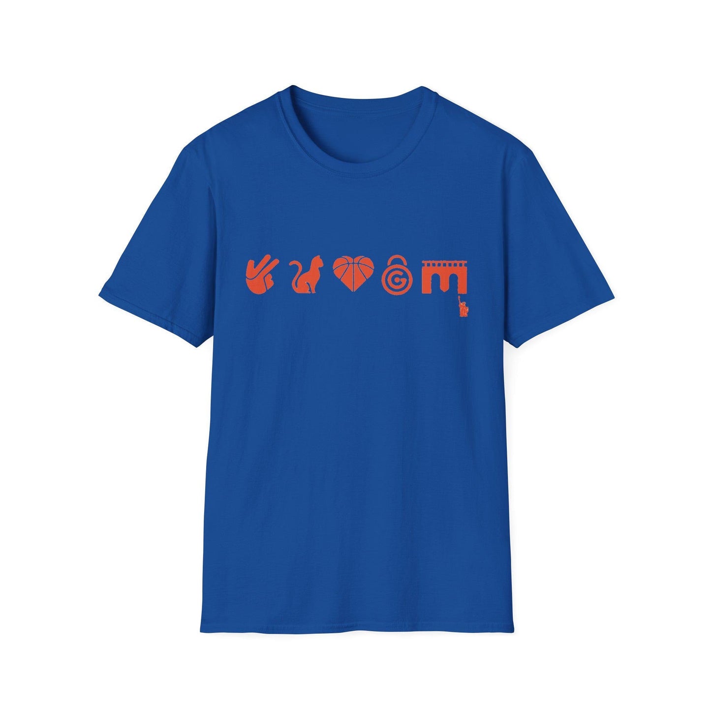 Knicks Starting Five Emojis Team Black Blue Gray - Adult & Kids T-Shirts, Sweatshirts & Hoodies apparel design preview 1