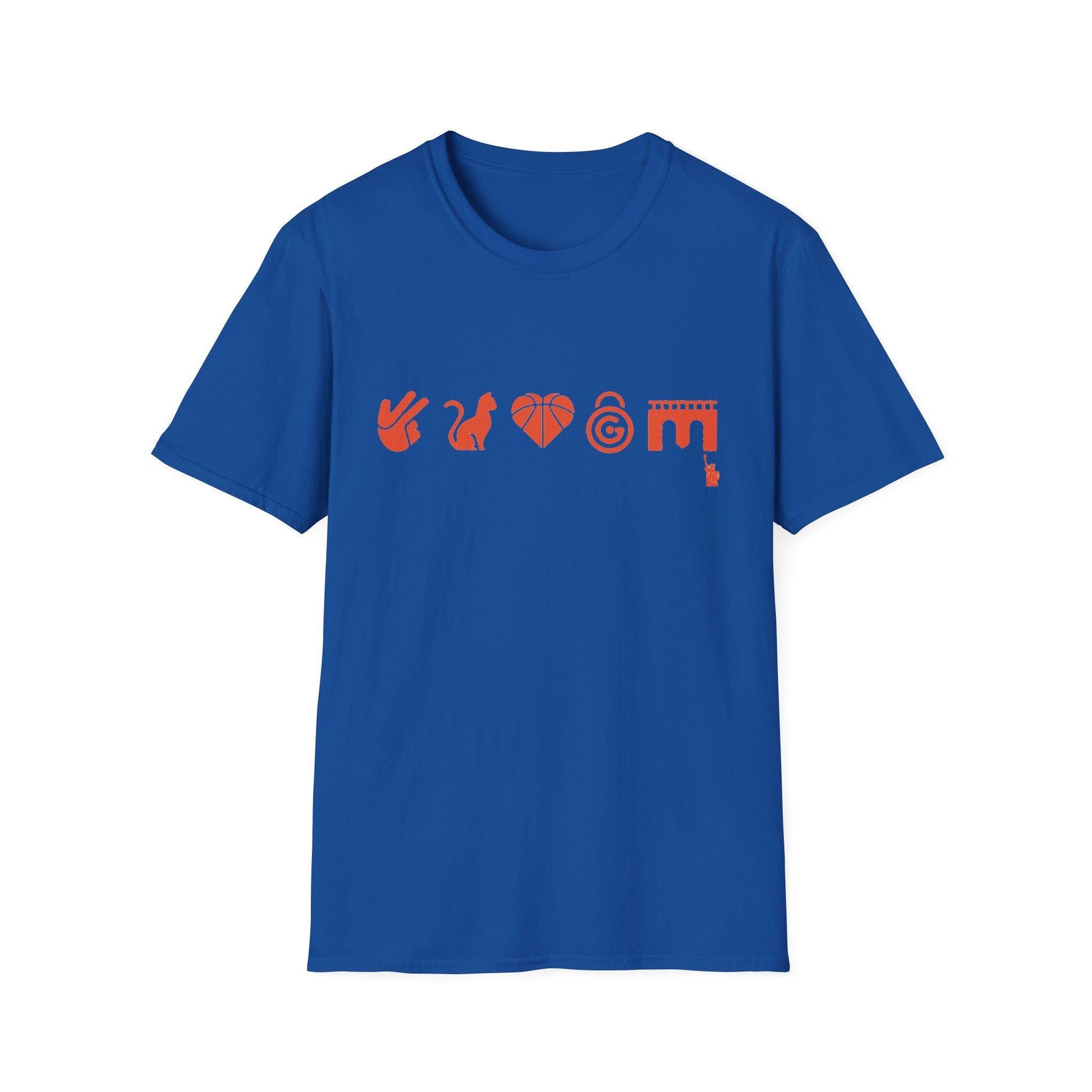 Knicks Starting Five Emojis Team Black Blue Gray - Adult & Kids T-Shirts, Sweatshirts & Hoodies apparel design preview 1