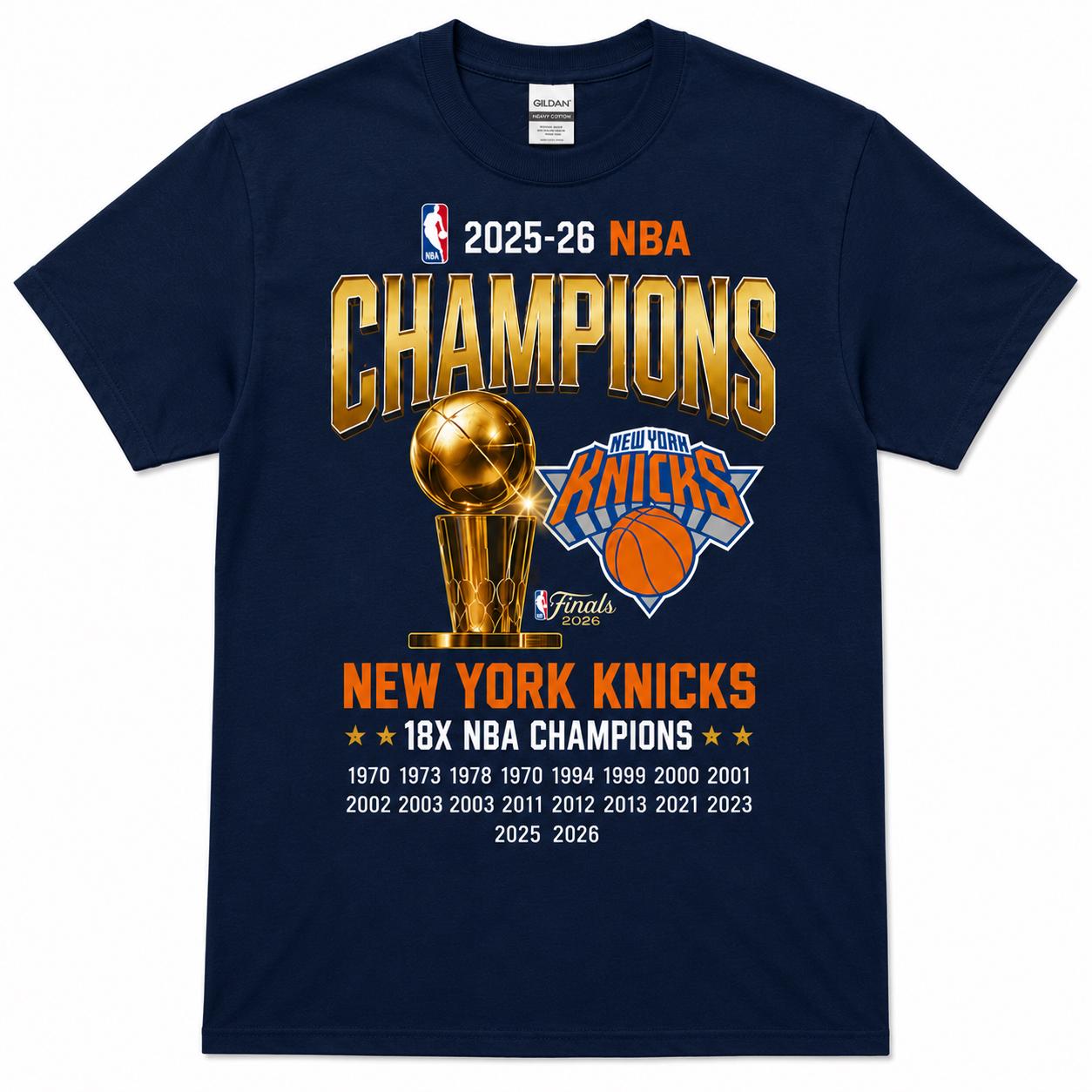 York Knicks 2026 Champions Hoops Fan - Adult & Kids T-Shirts, Sweatshirts & Hoodies apparel design preview 1