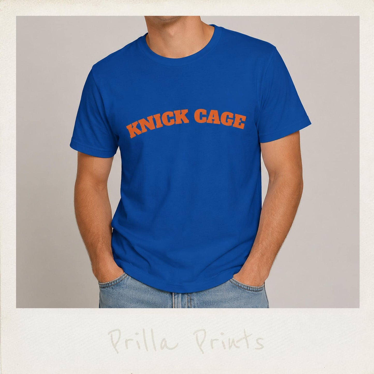 Knick Cage Oversized Fit Retro Arch Lettering - Adult & Kids T-Shirts, Sweatshirts & Hoodies apparel design preview 1