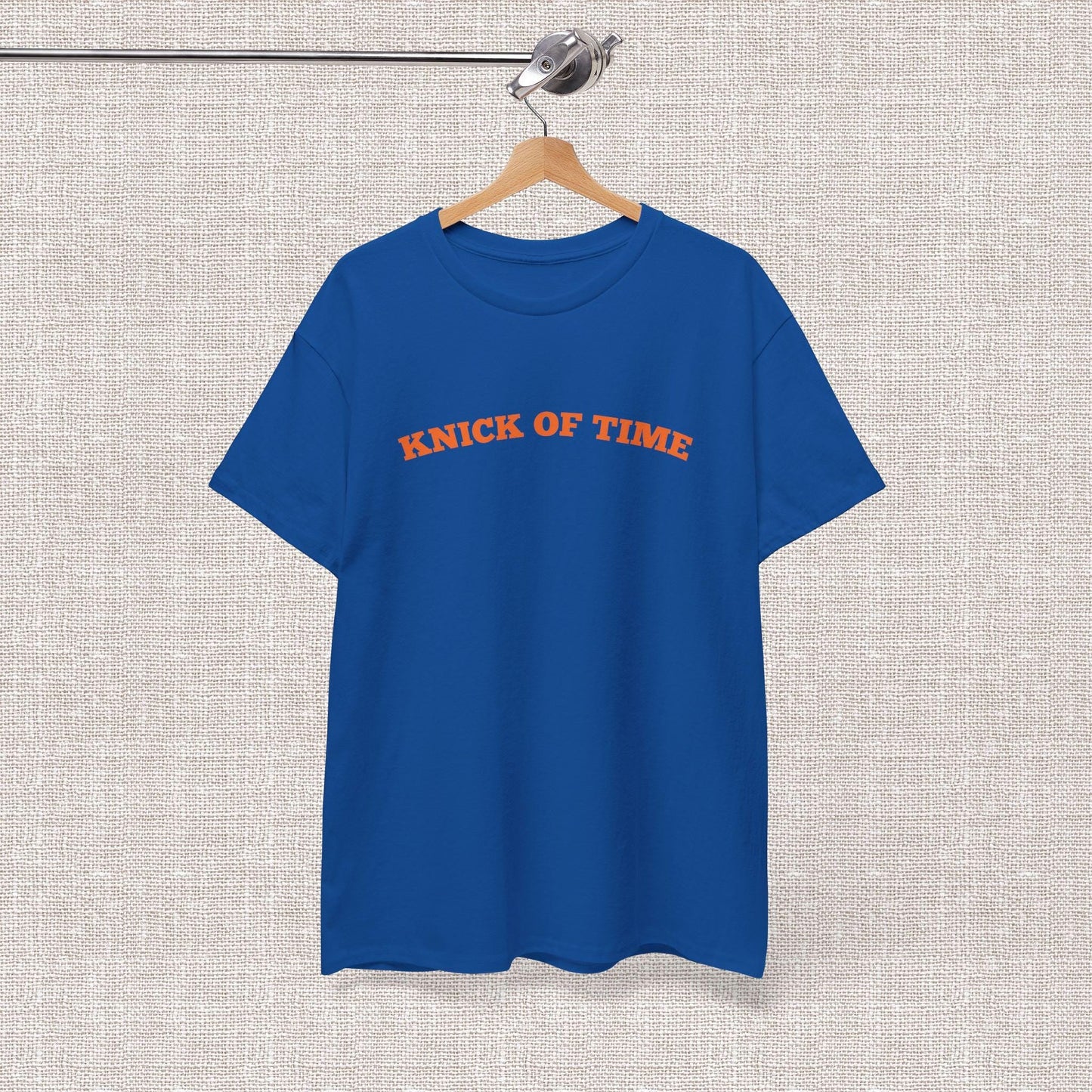 Knick Time Ny Basketball Pun Sports Fan Blue Orange - Adult & Kids T-Shirts, Sweatshirts & Hoodies apparel design preview 1