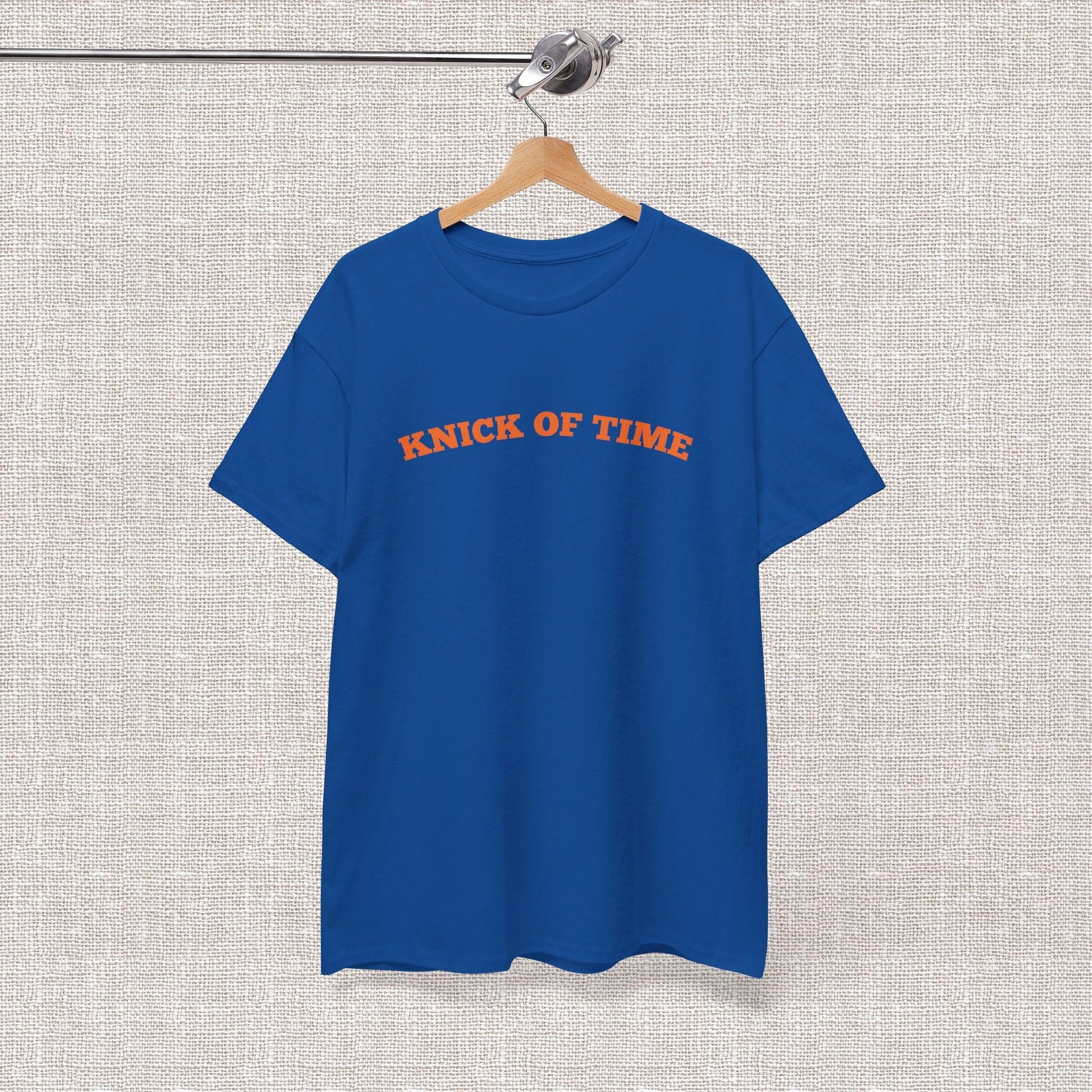 Knick Time Ny Basketball Pun Sports Fan Blue Orange - Adult & Kids T-Shirts, Sweatshirts & Hoodies apparel design preview 1