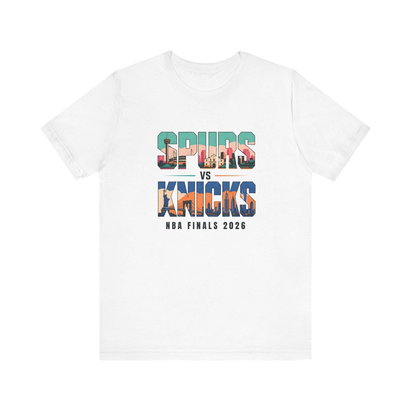 Spurs Vs Knicks Nba Finals 2026 Basketball - Adult & Kids T-Shirts, Sweatshirts & Hoodies apparel design preview 1