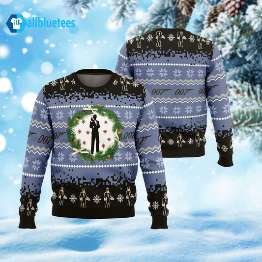 007 Ugly Christmas Sweater - Holiday Gift product image