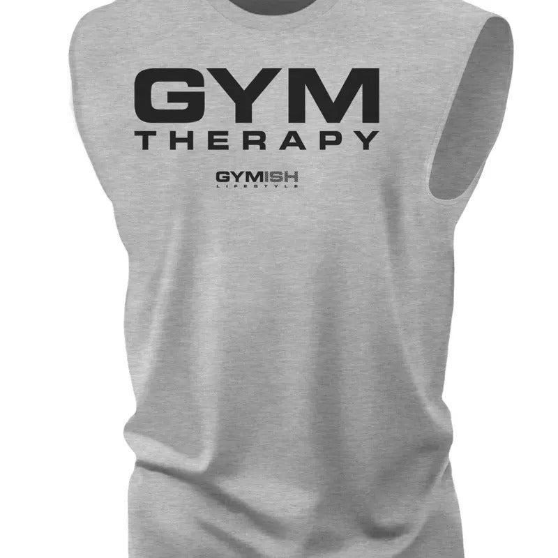 055. Gym Therapy Lightweight Workout Hooded Cotton - Adult & Kids T-Shirts, Sweatshirts & Hoodies apparel design preview 1