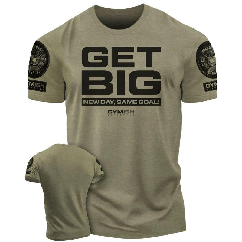 063. Get Big Funny Workout Gym - Adult & Kids T-Shirts, Sweatshirts & Hoodies apparel design preview 1