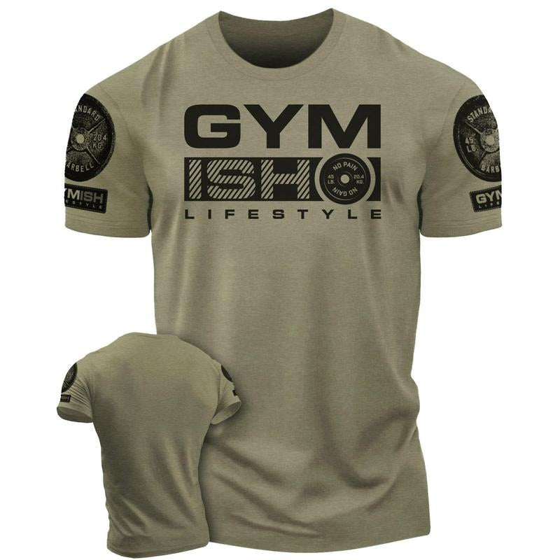 068. GYMISH Funny Workout Gym - Adult & Kids T-Shirts, Sweatshirts & Hoodies apparel design preview 1