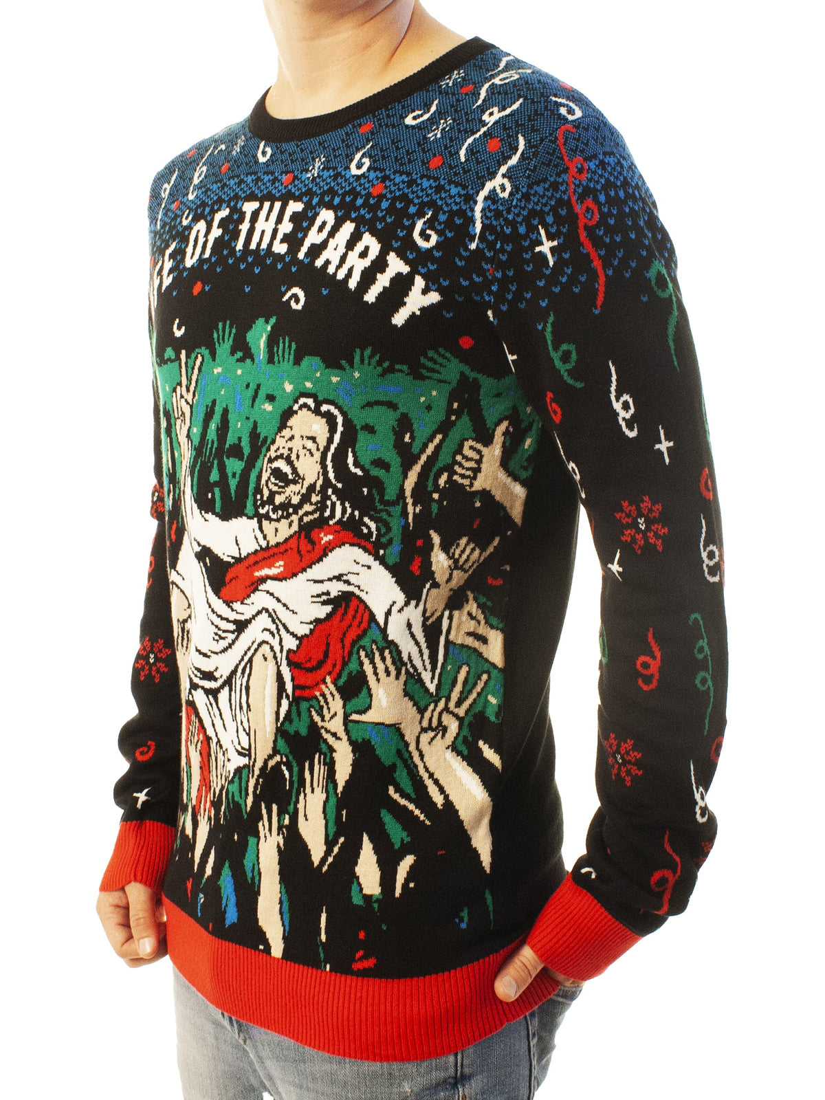 Life Of The Party | For Men & Women | Unisex Sizing Ugly Christmas Sweater - Holiday Gift product image 4