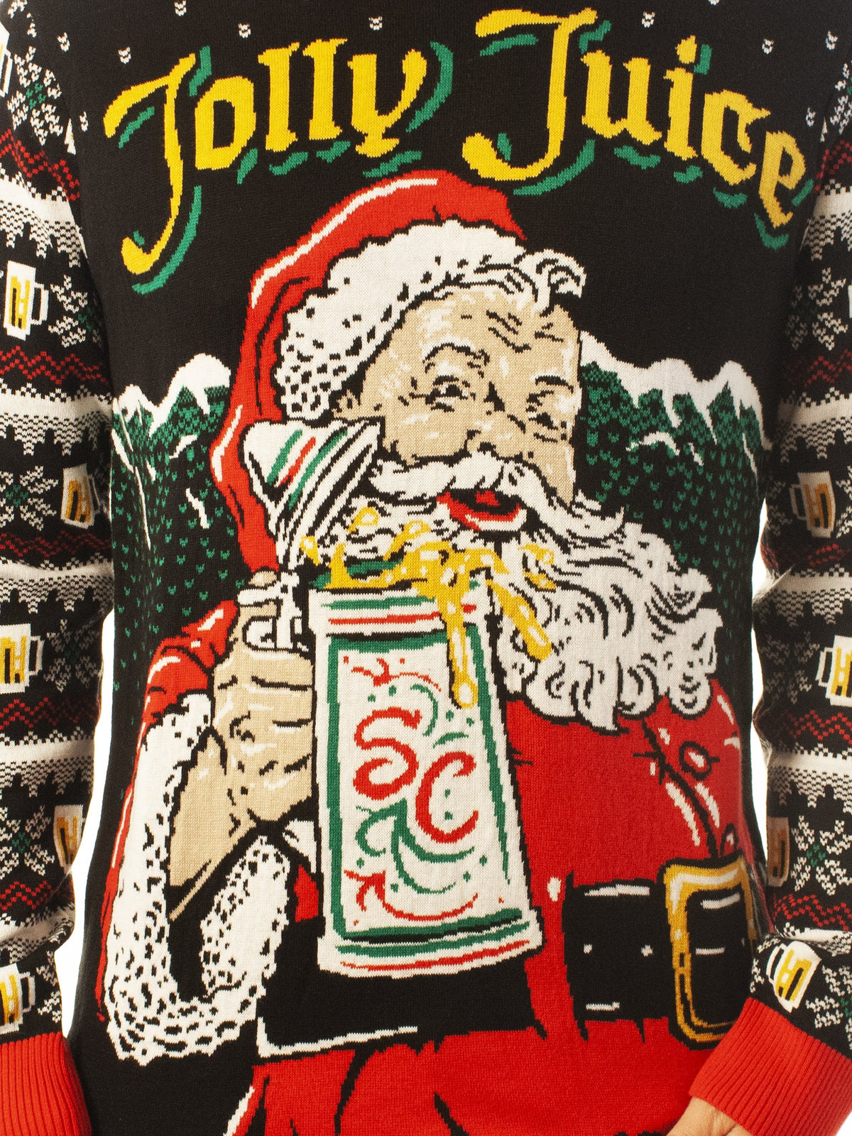 Jolly Juice | For Men & Women | Unisex Sizing Ugly Christmas Sweater - Holiday Gift product image 3