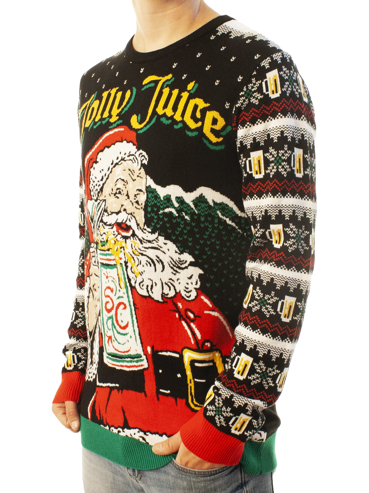 Jolly Juice | For Men & Women | Unisex Sizing Ugly Christmas Sweater - Holiday Gift product image 4