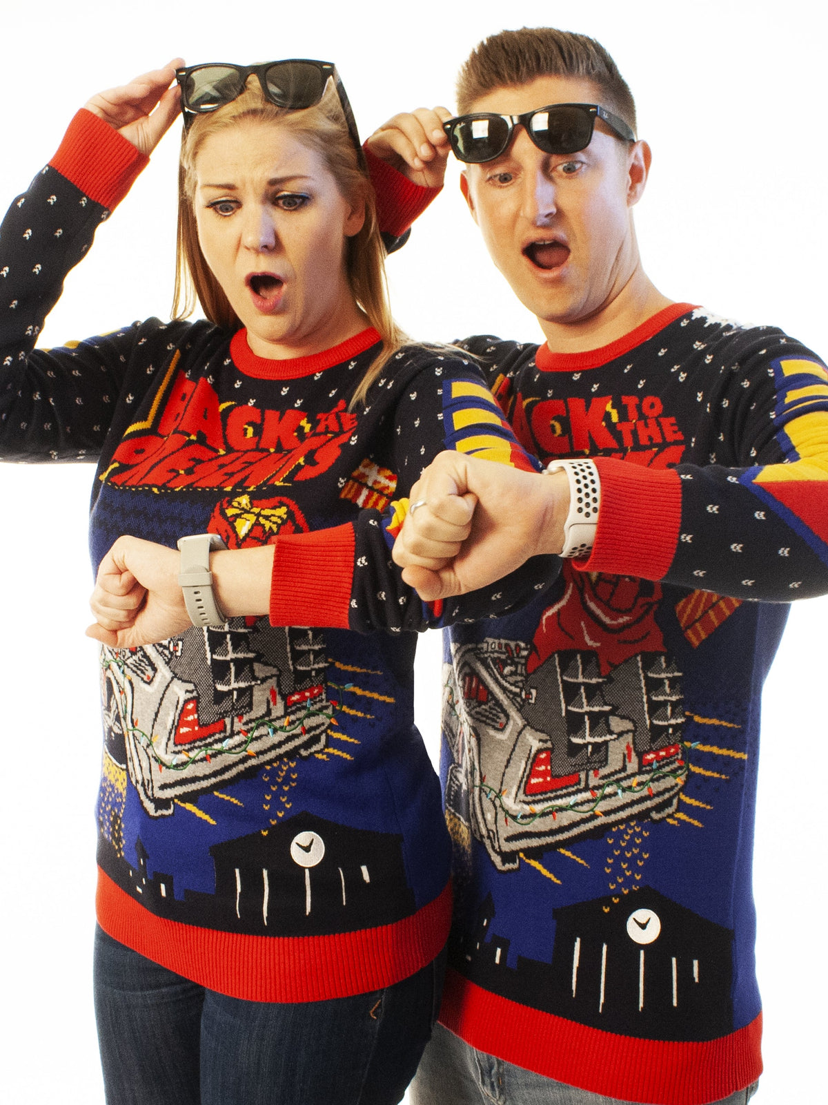 Back To The Presents | For Men & Women | Unisex Sizing Ugly Christmas Sweater - Holiday Gift product image 3
