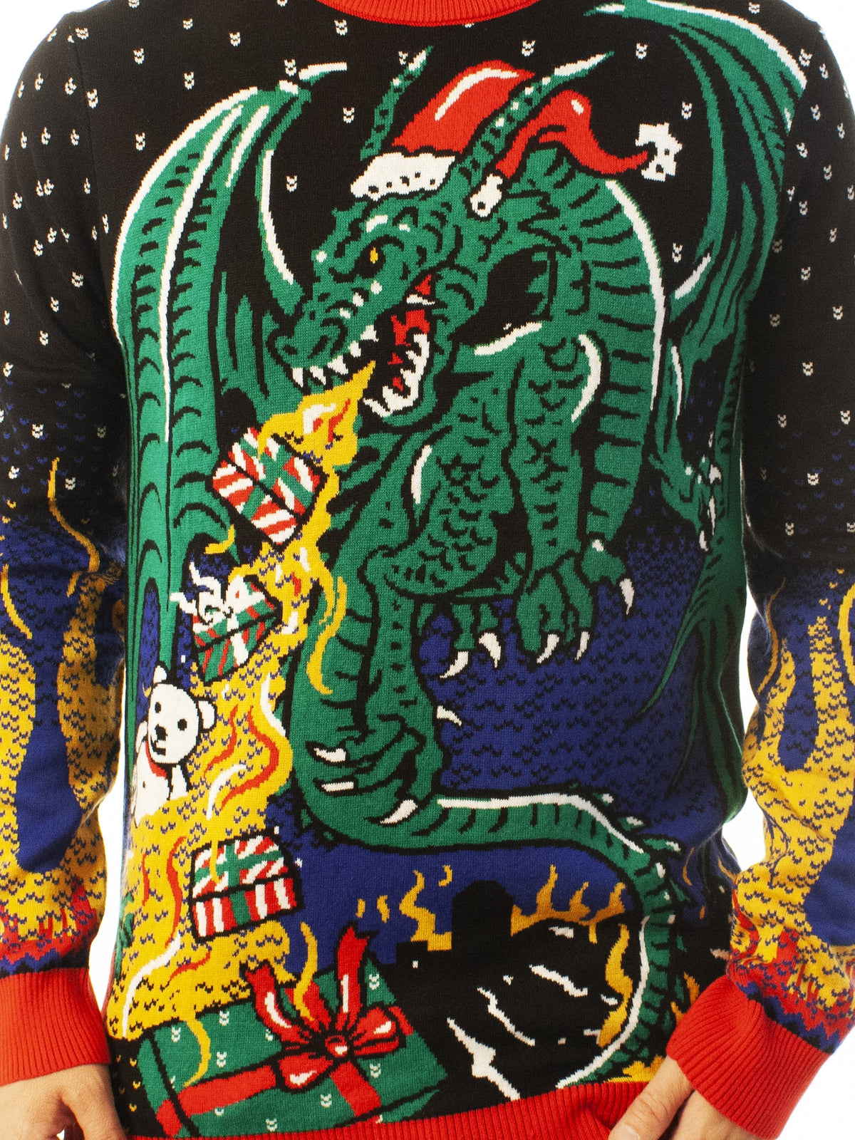 Christmas Dragon | For Men & Women | Unisex Sizing Ugly Christmas Sweater - Holiday Gift product image 3