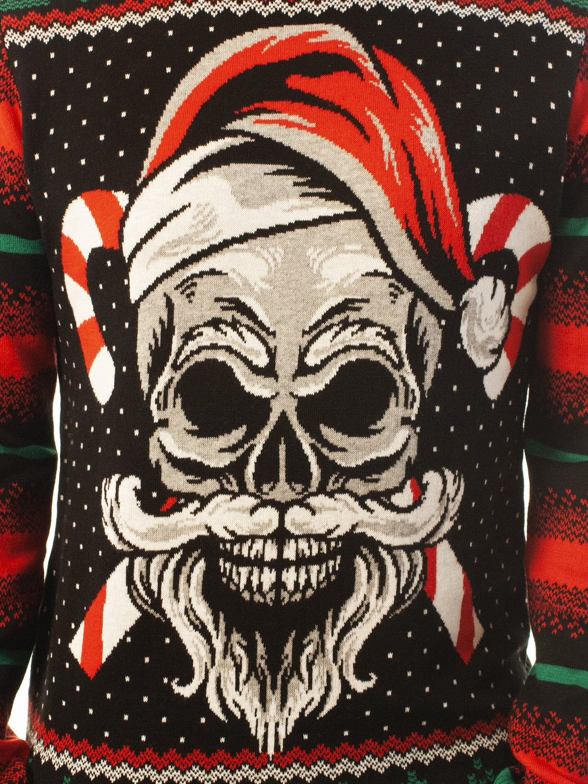 Skull Santa | For Men & Women | Unisex Sizing Ugly Christmas Sweater - Holiday Gift product image 4