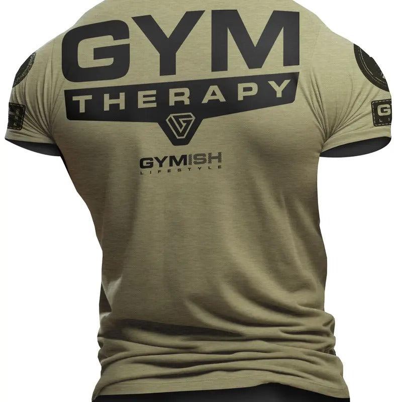 098. Gym Therapy Back Funny Workout - Adult & Kids T-Shirts, Sweatshirts & Hoodies apparel design preview 1