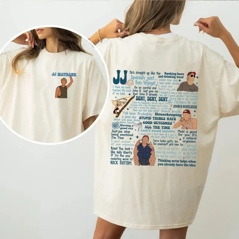 0uter Banks JJ Lines Ver2 OBX P4L Pogues - Adult & Kids T-Shirts, Sweatshirts & Hoodies apparel design preview 1