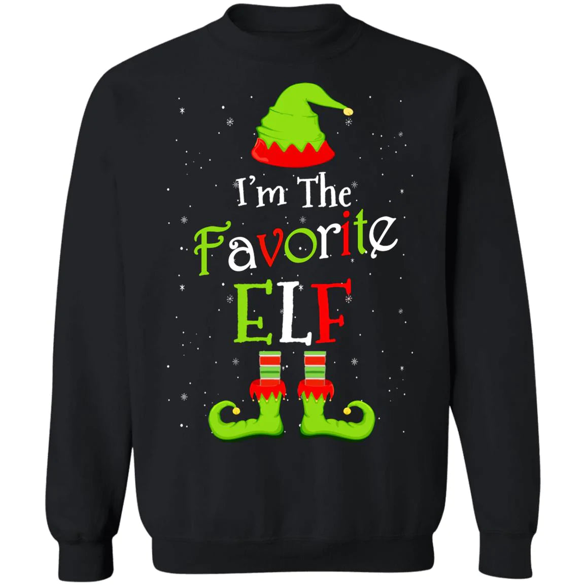 I’m the favorite elf Christmas Sweater - Holiday Gift product image 2
