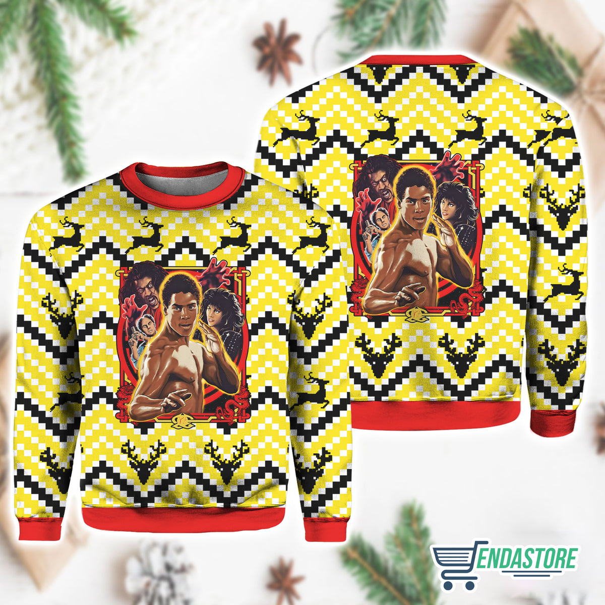 The Last Dragon 3D Ugly Christmas Sweater - Holiday Gift product image 2