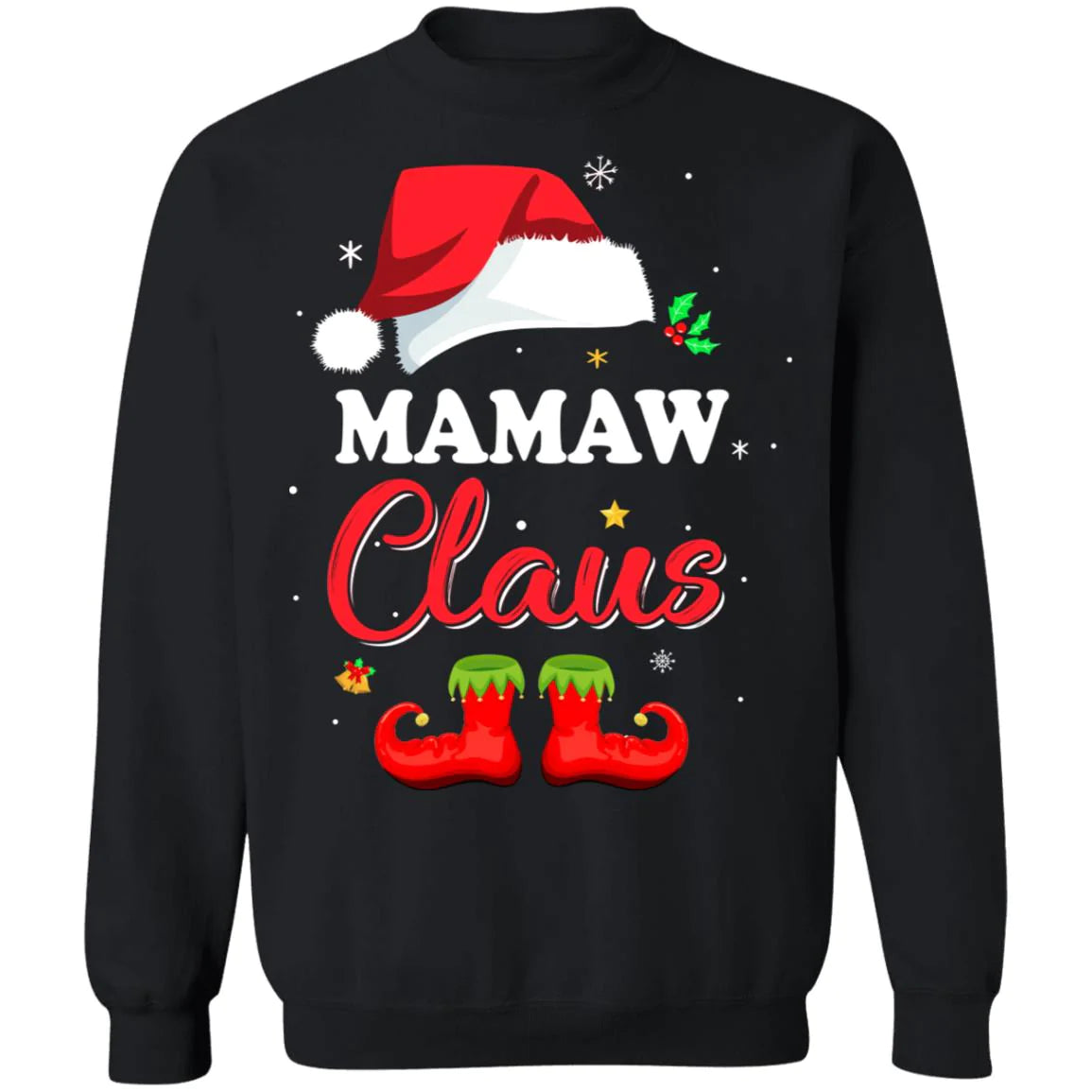 Santa mamaw claus Christmas Sweater - Holiday Gift product image 2