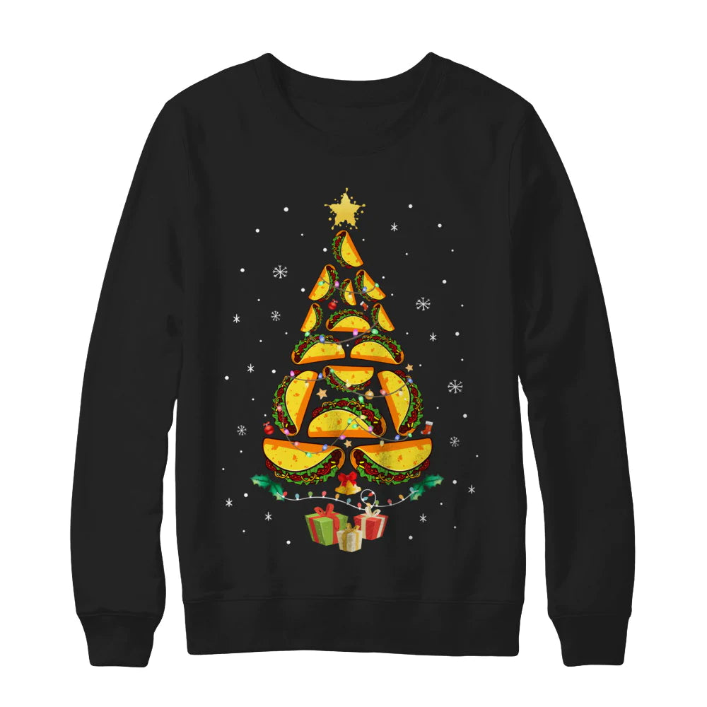 Tacos christmas tree Christmas Sweater - Holiday Gift product image 2