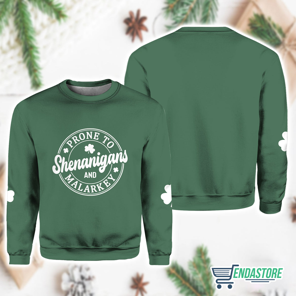 Women’s Prone To Shenanigans And Malarkey Sweatshirt 3D Sweater - Gift Idea product image 2