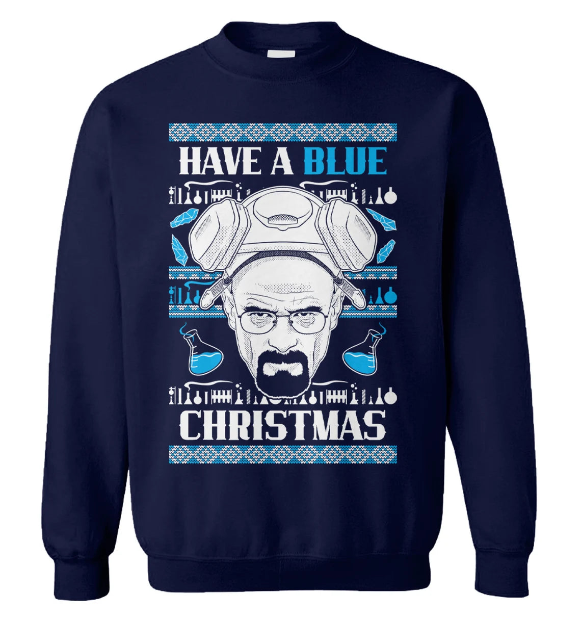 Heisenberg Walter have a blue Christmas Sweater - Holiday Gift product image 2