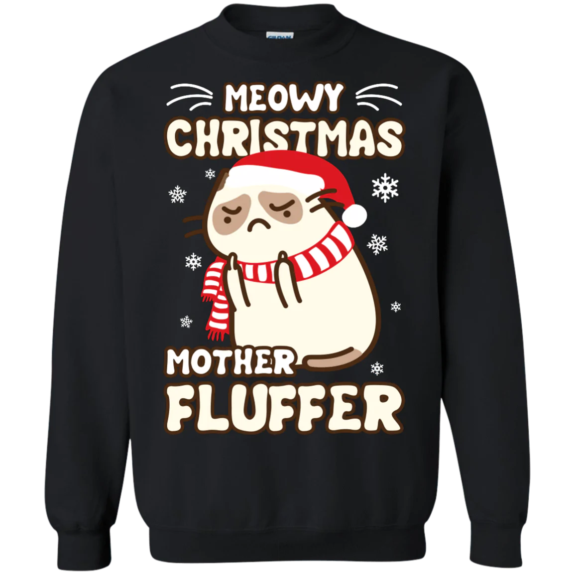 Meowy Christmas mother fluffer Christmas Sweater - Holiday Gift product image 3