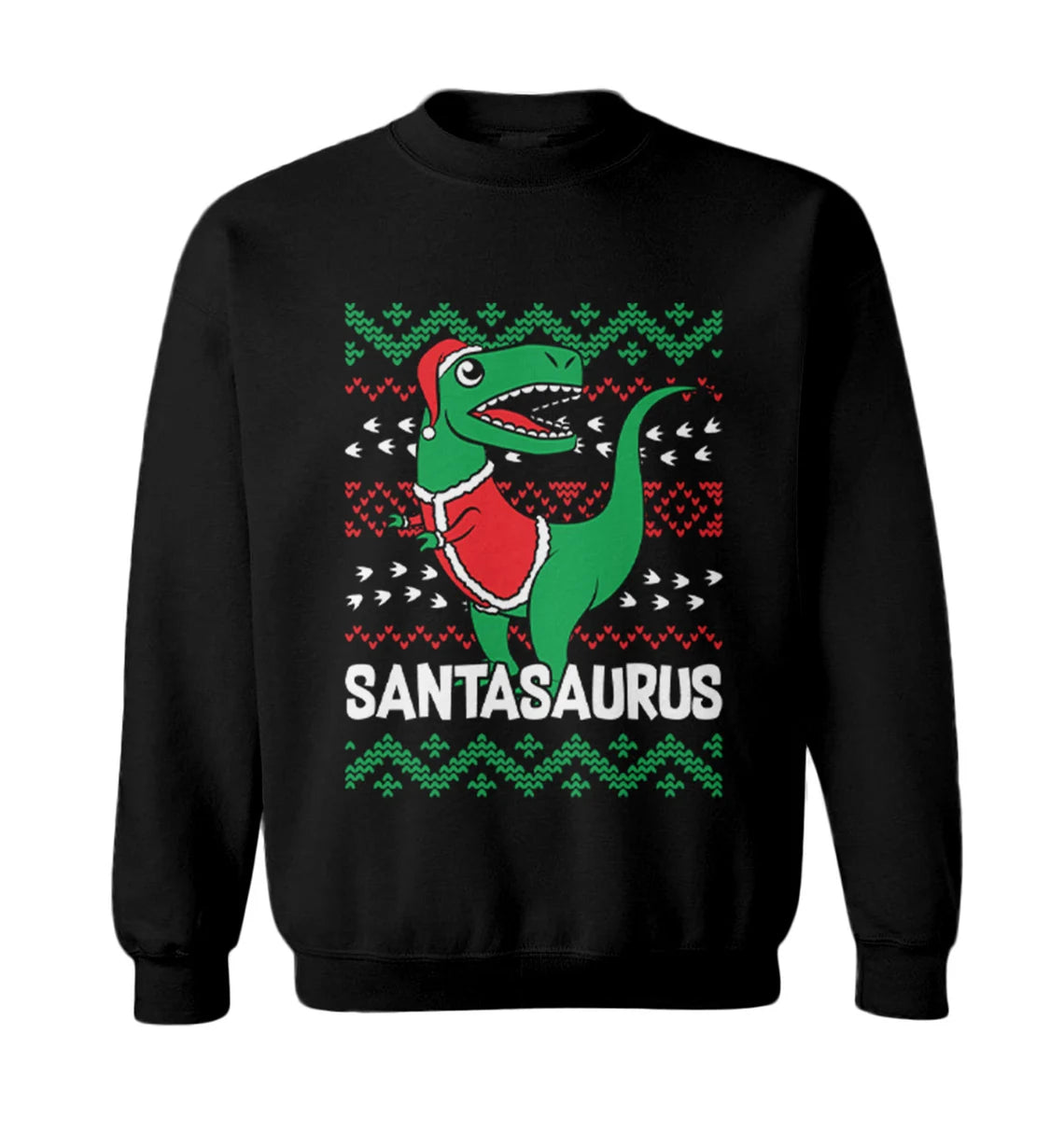 Santasaurus Rex Christmas Sweater - Holiday Gift product image 2