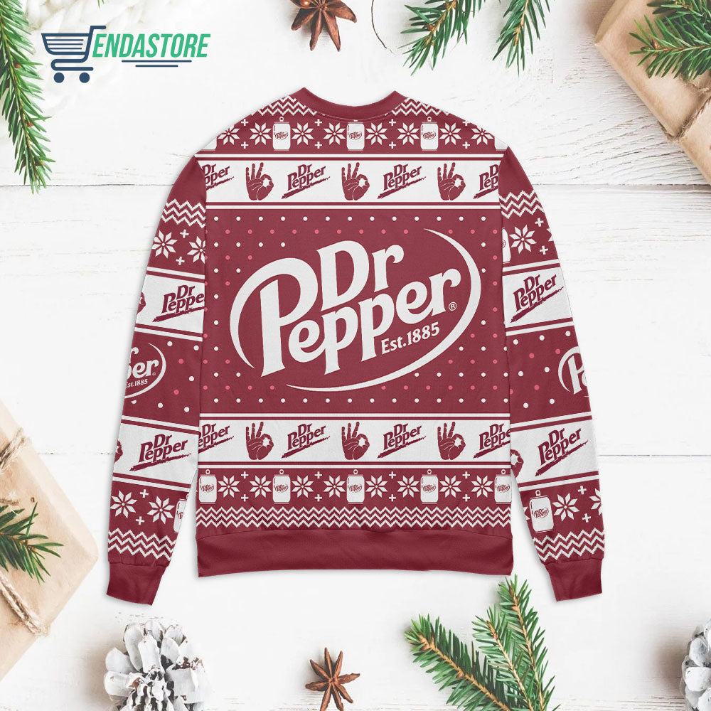 Dr Pepper 3D Christmas Sweater - Holiday Gift product image 2