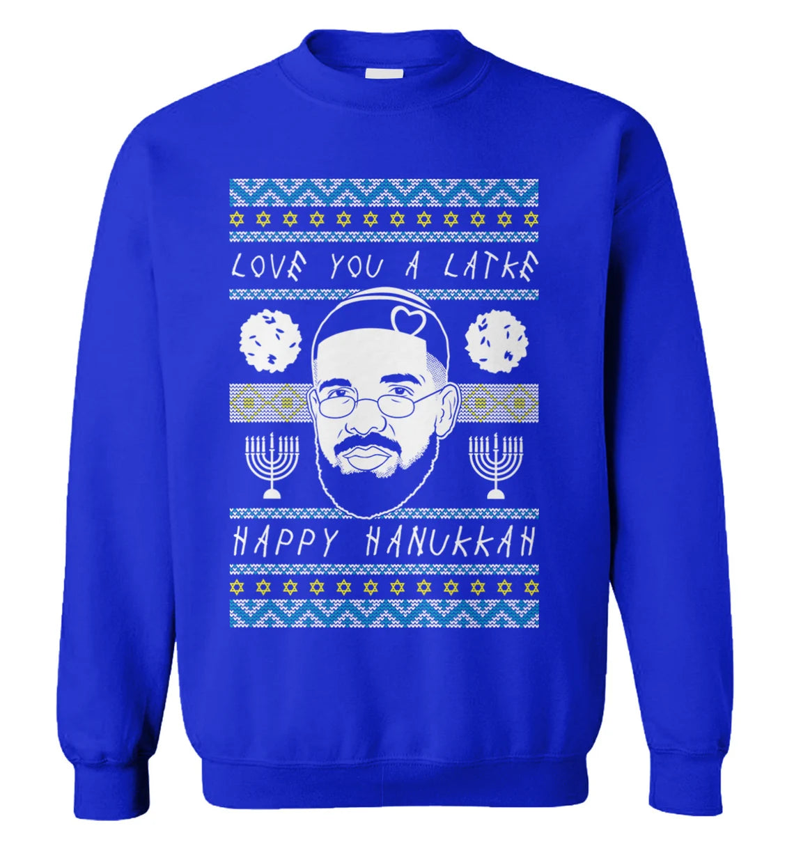 Drake love you a latke happy hanukkah Christmas Sweater - Holiday Gift product image 2