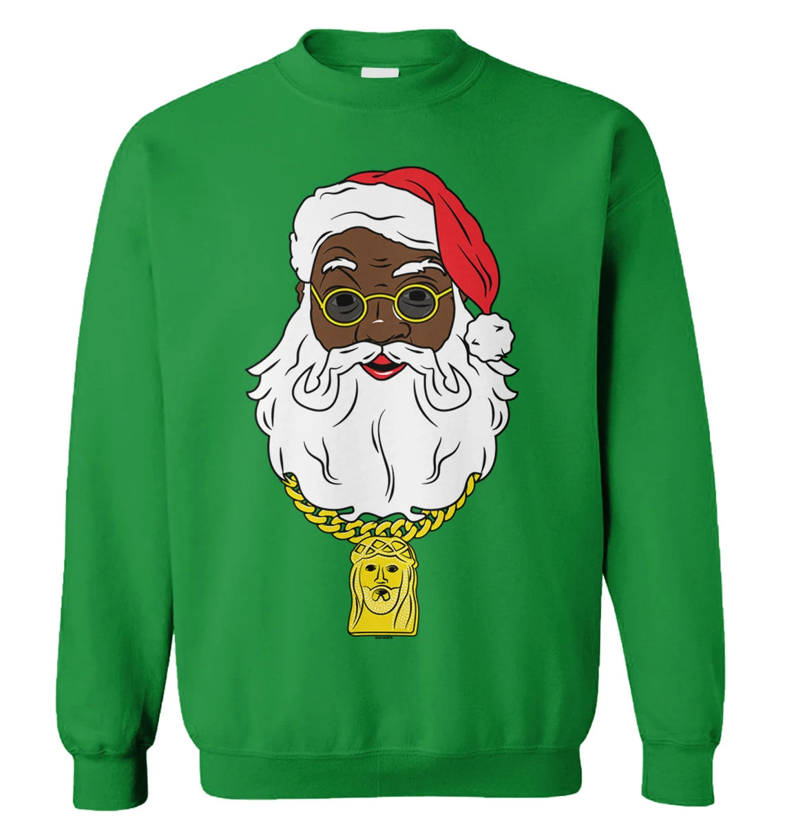 Black Santa Christmas Sweater - Holiday Gift product image 2