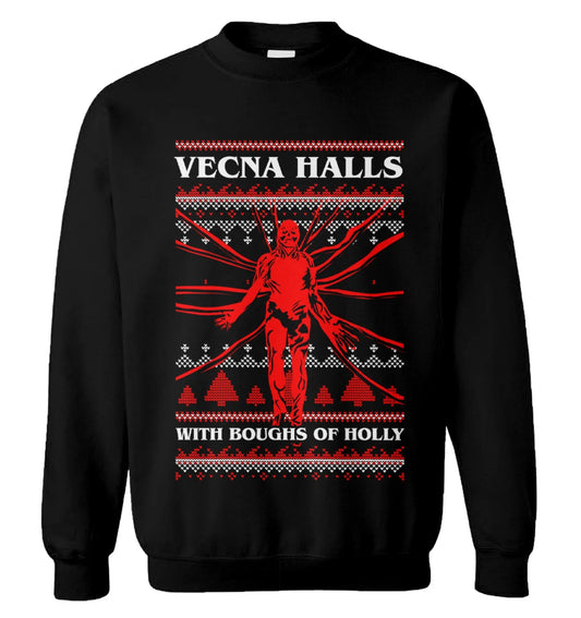Vecna halls with boughs of holly Christmas Sweater - Holiday Gift product image 2