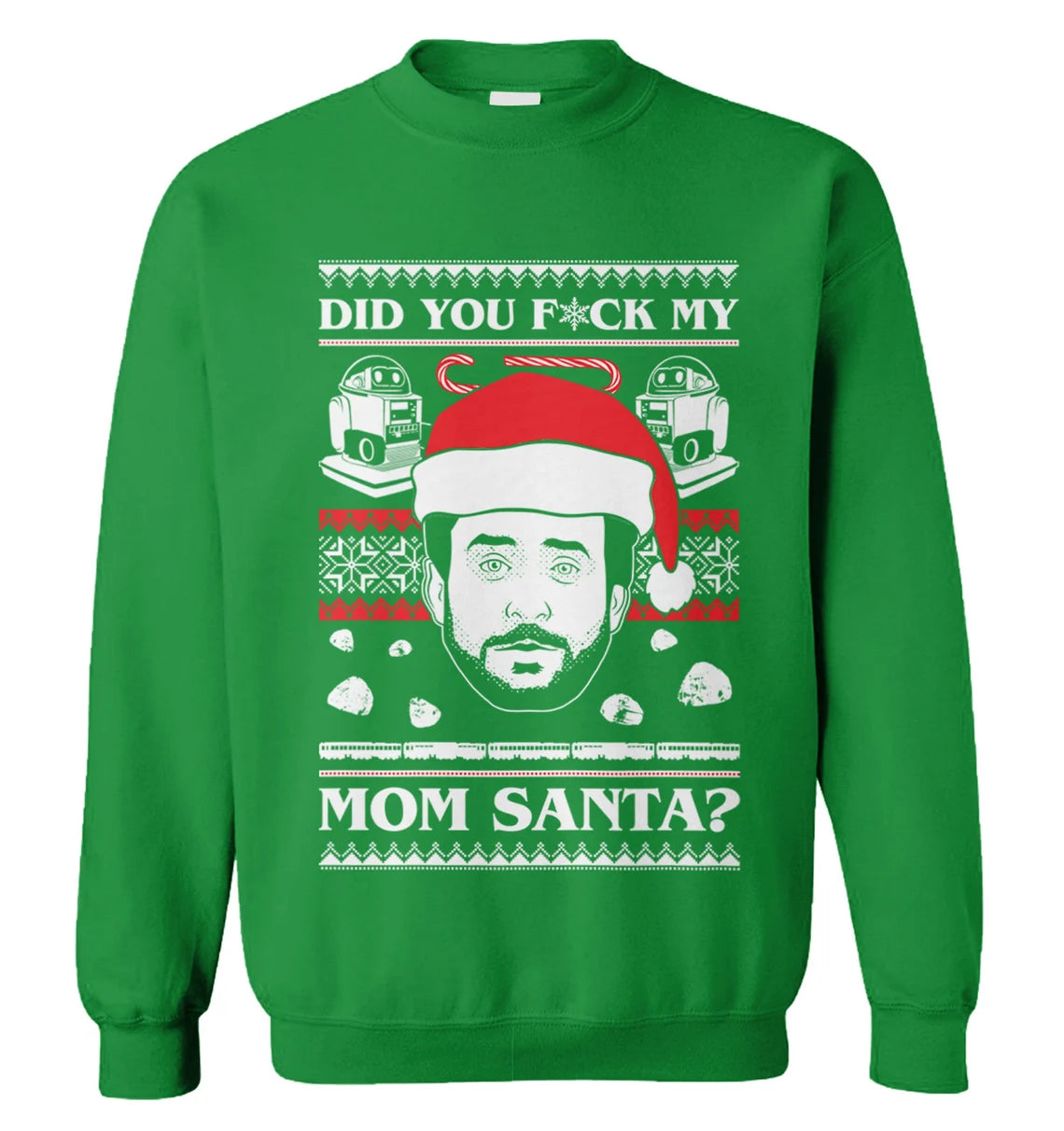 Charlie Kelly did you f*ck my mom Santa Christmas Sweater - Holiday Gift product image 2