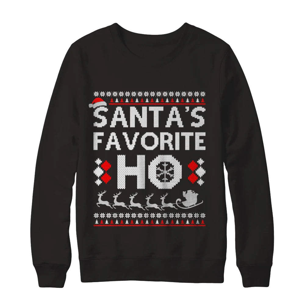 Santa’s favorite ho Christmas Sweater - Holiday Gift product image 2