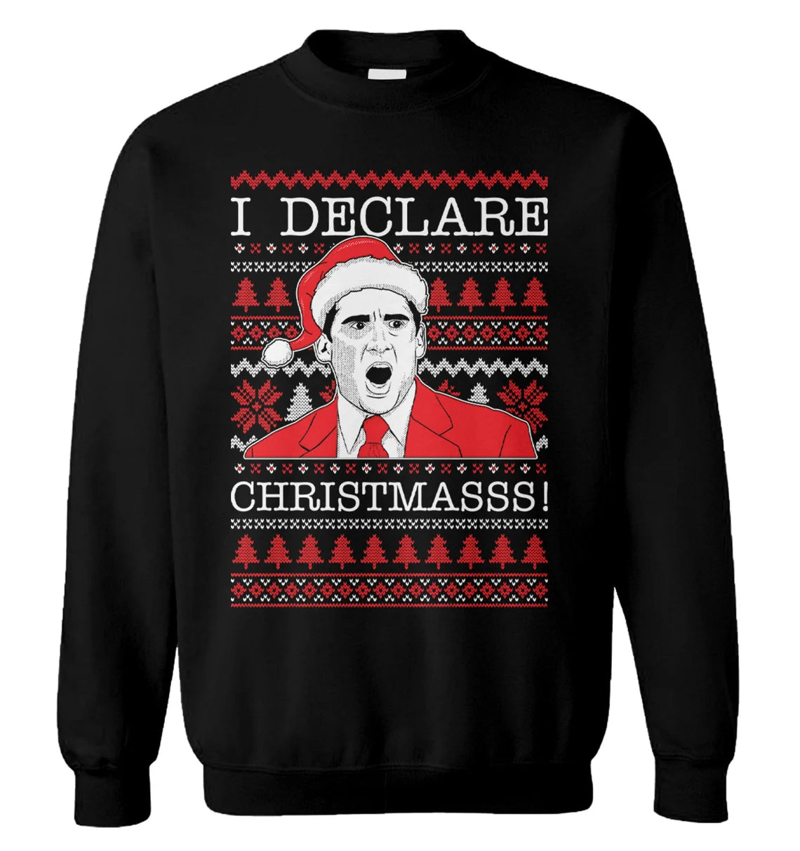 Michael Scott i declare Christmasss Christmas Sweater - Holiday Gift product image 2