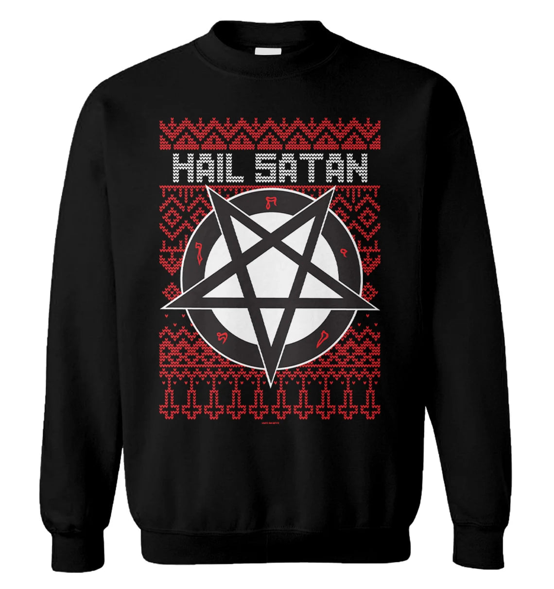 Hail Satan Christmas Sweater - Holiday Gift product image 2