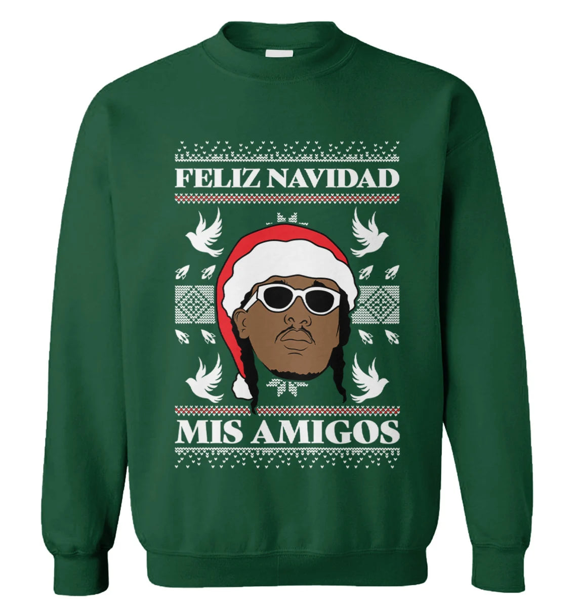 Feliz Navidad mis amigos Christmas Sweater - Holiday Gift product image 2