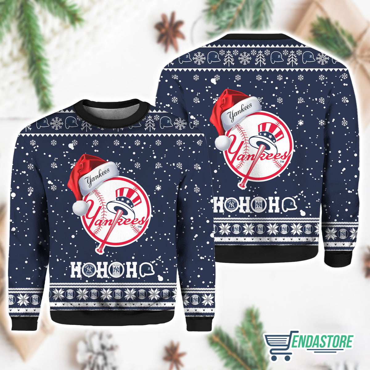 Yankees 3D Christmas Sweater - Holiday Gift product image 2