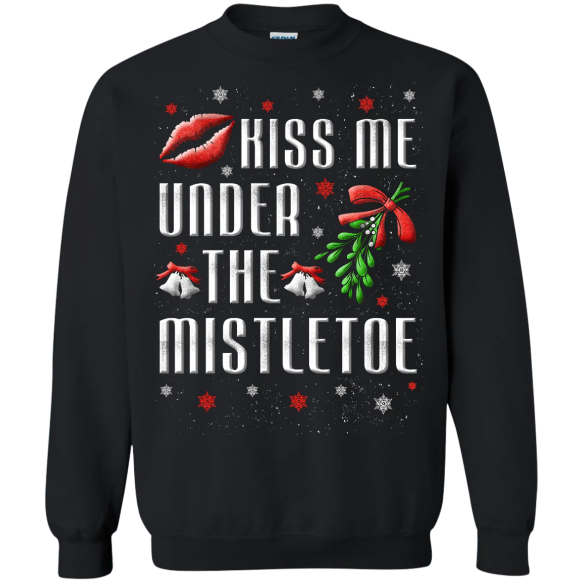 Kiss me under the mistletoe Christmas Sweater - Holiday Gift product image 2
